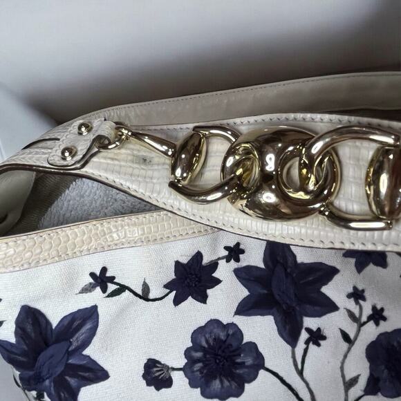 GUCCI 171295 Flora Wave Hobo Bag - Picture 14 of 16